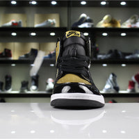 Sneakers, Black Gold Colorway, Lace Up Design, Casual Gift for Sneaker Fans