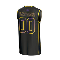 LSU Tigers Lightweight Collegiate Basketball NIL Pick-A-Player Fashion Jersey - Black