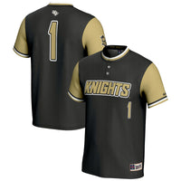 #1 UCF Knights Lightweight Softball Jersey - Black