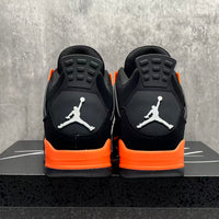 Mid Top Sneakers, Orange Colorway, Lace Up Design, Casual Gift for Sneaker Fans