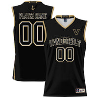 Vanderbilt Commodores NIL Pick-A-Player Basketball Jersey - Black