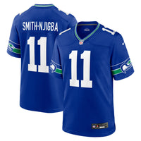 Seattle Seahawks Jaxon Smith-Njigba Royal Throwback Player Game Jersey