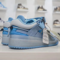 Low Top Shoes, Blue Colorway, Lace Up Design, Casual Gift for Shoe Lovers