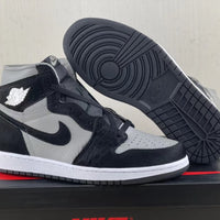 High Top Sneakers, Black Gray Colorway, Lace Up Design, Casual Gift for Sneaker Fans