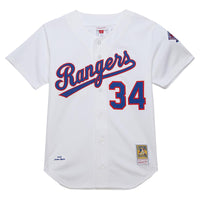 Texas Rangers Nolan Ryan White 1993 Cooperstown Collection Authentic Jersey