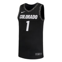 #1 Colorado Buffaloes Replica Basketball Jersey - Black