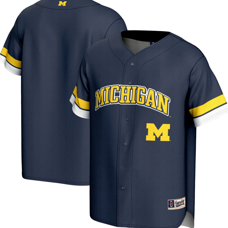 Michigan Wolverines Spirit Baseball Jersey - Navy