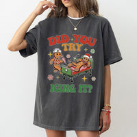 Humorous Gingerbread Nurse Christmas Shirt, Did You Try Icing It T-Shirt, Medical Pun Holiday Tee, Hospital Staff Adorable Graphic T-Shirt