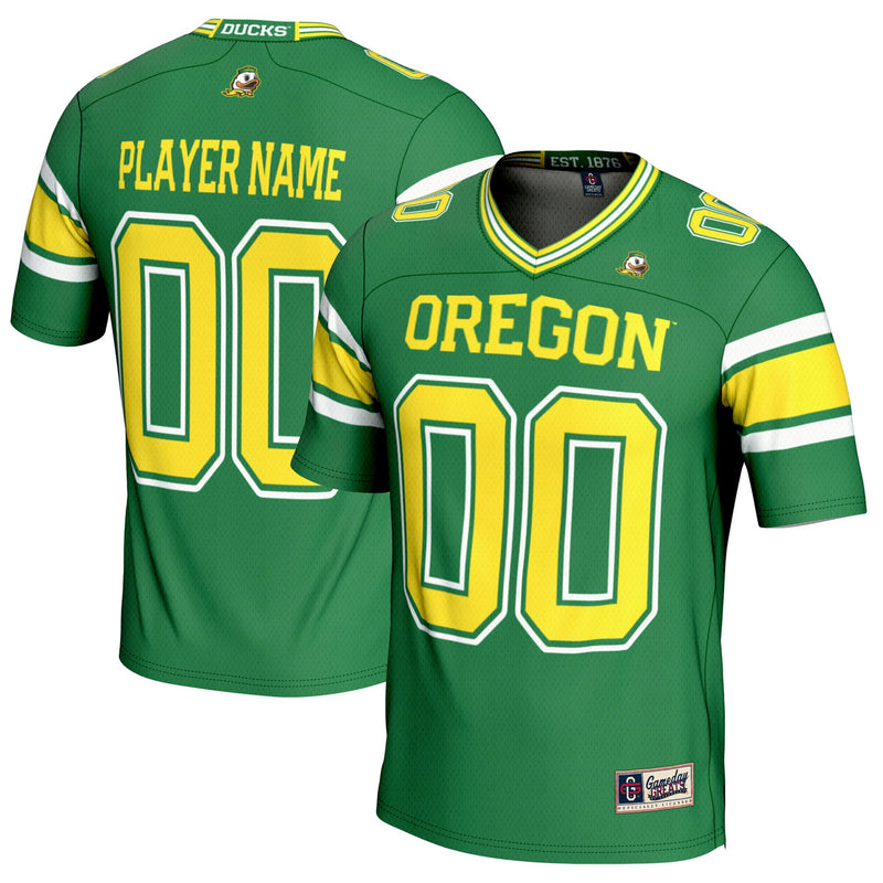 Oregon Ducks NIL Pick-A-Player Football Jersey - Green