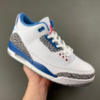 Retro Low Top Sneakers, Royal Blue White Colorway, Lace Up Design, Casual Gift for Sneaker Fans