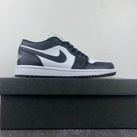 Low Top Sneakers, White Black Colorway, Lace Up Design, Casual Gift for Sneaker Fans