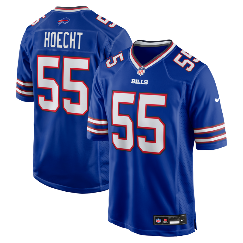 Buffalo Bills Michael Hoecht Royal Team Game Jersey