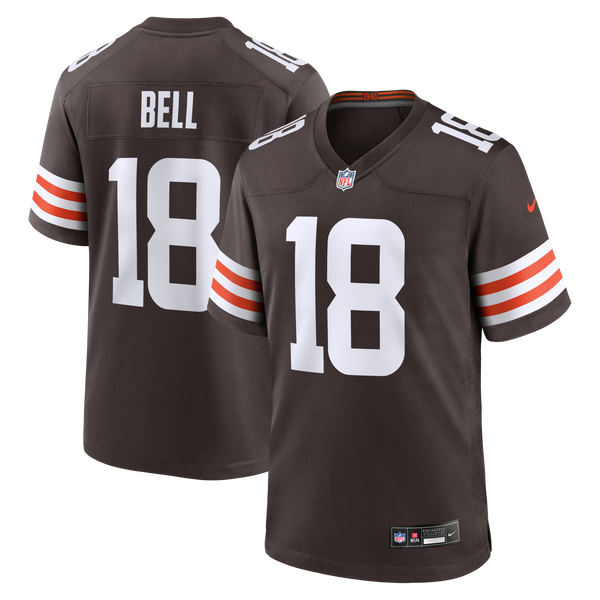 Cleveland Browns David Bell Brown Game Jersey
