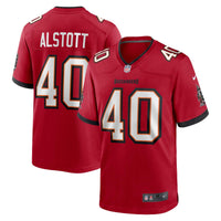 Tampa Bay Buccaneers Mike Alstott Red Retired Player Game Jersey