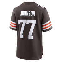 Cleveland Browns Zion Johnson Brown Team Game Jersey