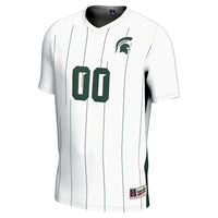 Michigan State Spartans NIL Pick-A-Player Soccer Jersey - White