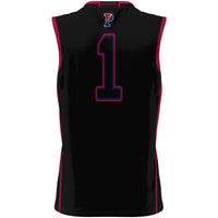 #1 Pennsylvania Quakers Lightweight Basketball Jersey - Black