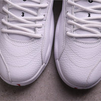 High Top Sneakers, White Red Colorway, Lace Up Design, Casual Gift for Sneaker Fans