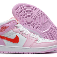 Sneakers, Red Purple Pink Colorway, Lace Up Design, Casual Gift for Sneaker Fans