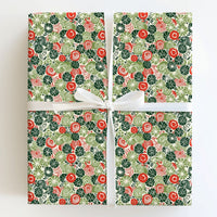 Christmas Pinwheel Gift Wrap, Peppermint Candy Wrapping Paper, Abstract Holiday Wrapping Paper, Festive Candy Cane Present Wrap Roll