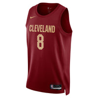 Cleveland Cavaliers Icon Edition Swingman Jersey - Wine - Dennis Schröder