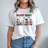Humorous Veterinary Christmas T-Shirt, Silent Night Vet Med T-Shirt, Vet Tech Holiday Graphic Tee, Vet Student Xmas Shirt, Vet Med Present T-Shirt