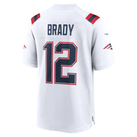 New England Patriots Tom Brady White Retired Game Jersey