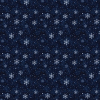 Navy Blue Snowflake Gift Wrap, Midnight Snowfall Gift Wrapping Paper, Winter Holiday Wrapping Paper, Christmas Present Roll