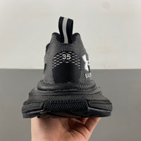 Distressed Shoes, Black Colorway, Lace Up Design, Distressed Finish, Casual Gift for Shoe Lovers