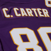 Minnesota Vikings Cris Carter Purple 2001 Authentic Throwback Jersey