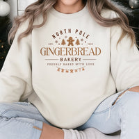 North Pole Cookie Christmas Crewneck, Gingerbread Bakery Sweatshirt, Adorable Holiday Baker Sweater, Retro Xmas Pullover, Festive Winter Present