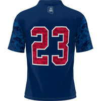 #23 Arizona Wildcats Military Appreciation Football Jersey - Navy