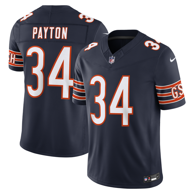 Chicago Bears Walter Payton Navy Stitched Retired Limited Jersey