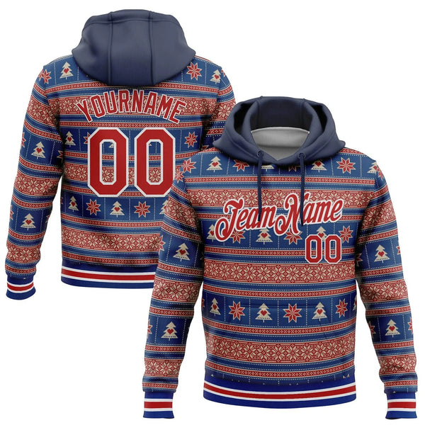 Personalized Name and Number Hoodie, Custom Christmas Sports Hoodie, Holiday Game Day Pullover Hoodie, Sports Fan Christmas P