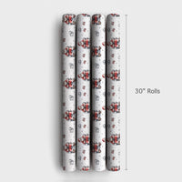 Video Game Controller Gift Wrap, Gamer Santa Wrapping Paper, Comfy Armchair Santa Christmas Wrapping Paper, Gamer Holiday Gift Wrap