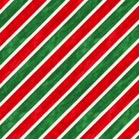 Diagonal Candy Stripe Gift Wrap Roll, Red and Green Stripe Christmas Wrapping Paper, Holiday Pattern Wrapping Paper, Classic Xmas Gift Wrap