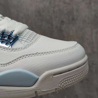 Mid Top Sneakers, Blue Colorway, Lace Up Design, Casual Gift for Sneaker Fans