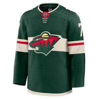 Minnesota Wild Brock Faber Green Anniversary Premium Jersey