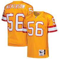 Tampa Bay Buccaneers 1993 Hardy Nickerson Orange Authentic Throwback Retired Player Jersey