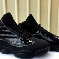 Sneakers, Black Colorway, Lace Up Design, Casual Gift for Sneaker Fans