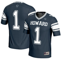 #1 Howard Bison Endzone Football Jersey - Navy