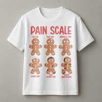 Humorous Christmas Nurse Shirt, Pain Scale Gingerbread Shirt, Medical Humor Gingerbread Graphic Shirt, Hospital RN Tee, Holiday Nurse Present
