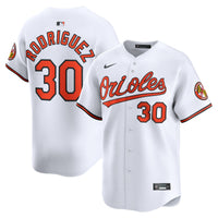 Baltimore Orioles Grayson Rodriguez White Home Limited Player Jersey