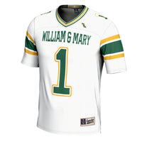 #1 William & Mary Tribe Football Jersey - White