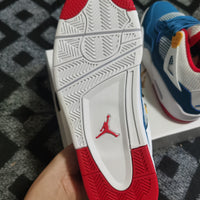 Basketball Shoes, Blue Colorway, Lace Up Design, Casual Gift for Shoe Lovers