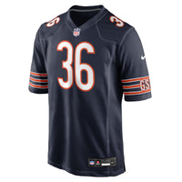 Chicago Bears Salvon Ahmed Navy Team Game Jersey