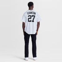 New York Yankees Giancarlo Stanton White Home Replica Jersey