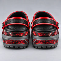 UGA Dawgs - Silver Fracture Graphic Clogs