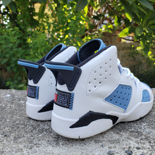 Sneakers, White Blue Colorway, Lace Up Design, Casual Gift for Sneaker Fans