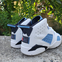 Sneakers, White Blue Colorway, Lace Up Design, Casual Gift for Sneaker Fans